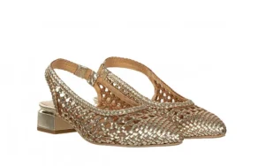 Sandały Piskove Platinium 602212, Złoty, Skóra naturalna | Gioseppo Clearance
