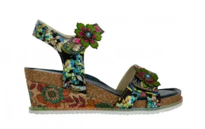 Sandały Bonito 13 Jeans 202026, Wielokolorowe, Skóra naturalna | Laura Vita Fashion