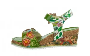 Sandały Bonito 13 Vert 202048, Zielony, Skóra naturalna | Laura Vita New