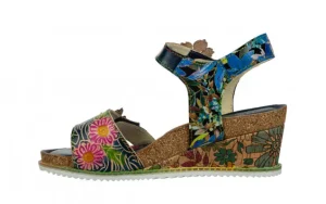 Sandały Bonito 13 Jeans 202026, Wielokolorowe, Skóra naturalna | Laura Vita Fashion