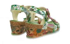 Sandały Bonito 13 Vert 202048, Zielony, Skóra naturalna | Laura Vita New