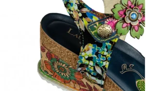 Sandały Bonito 13 Jeans 202026, Wielokolorowe, Skóra naturalna | Laura Vita Fashion