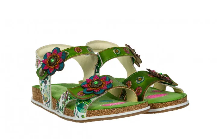 sanday_laura_vita_brcyano_1.webp Sandały Brcyano 12 Vert 202059, Zielony, Skóra naturalna | Laura Vita Discount