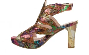 Sandały Hicao 19 Prune 202042, Wielokolorowy, Skóra naturalna | Laura Vita Hot