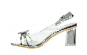 Sandały Matia 07 Argent 202051, Srebrny, Skóra naturalna | Laura Vita Discount