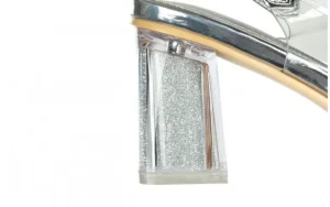 Sandały Matia 07 Argent 202051, Srebrny, Skóra naturalna | Laura Vita Discount