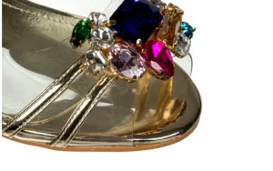 Sandały Mily 01 Or 202053, Złoty, Skóra naturalna | Laura Vita New