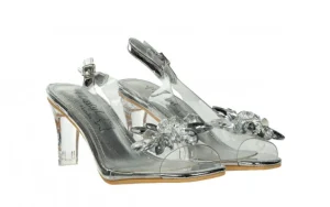 Sandały Laura Vita Mira 01 Blanc 202054, Srebrny, Skóra naturalna | Bayla Hot