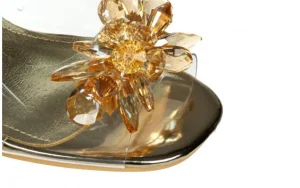 Sandały Mira 01 Dore 202055, Złoty, Skóra naturalna | Laura Vita Discount