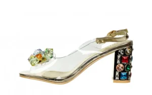 Sandały Missy 01 Dore 202056, Złoty, Skóra naturalna | Laura Vita Discount