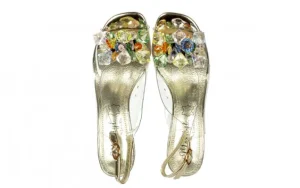 Sandały Missy 01 Dore 202056, Złoty, Skóra naturalna | Laura Vita Discount