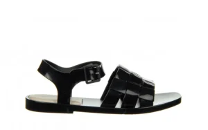 Sandały Basket Sandal Ad Black Beige 010449, Czarny, Guma | Melissa Sale