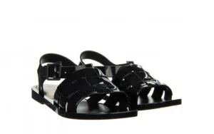 Sandały Basket Sandal Ad Black Beige 010449, Czarny, Guma | Melissa Sale