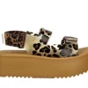 Sandały Brave Papete Platform Ad Beige Black 010425, Beżowy, Guma | Melissa Hot