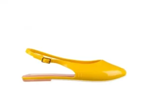 Sandały Lipstick Ad Yellow Brown White, Żółty, Guma | Melissa Outlet