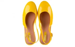 Sandały Lipstick Ad Yellow Brown White, Żółty, Guma | Melissa Outlet