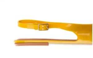 Sandały Lipstick Ad Yellow Brown White, Żółty, Guma | Melissa Outlet