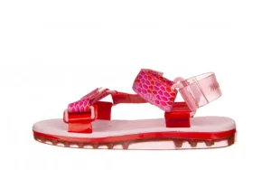 Sandały Papete Rider Ad Red Pink 010441, Czerwony, Guma | Melissa Online