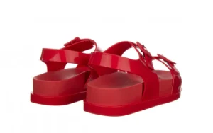 Sandały Wide Platform AD Red 010363, Czerwony, Guma | Melissa Fashion