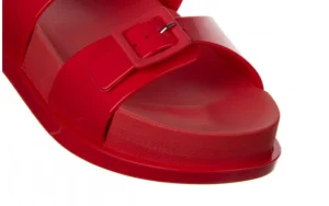 Sandały Wide Platform AD Red 010363, Czerwony, Guma | Melissa Fashion