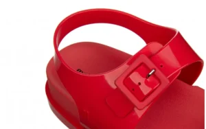 Sandały Wide Platform AD Red 010363, Czerwony, Guma | Melissa Fashion