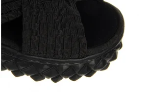 Sandały Dakota Black 23 032948, Czarny, Materiał | Rock Best