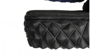 Sandały Over Sandal Deep Blue 032040, Granatowy, Materiał | Rock New