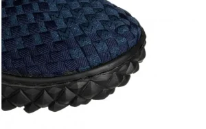 Sandały Over Sandal Deep Blue 032040, Granatowy, Materiał | Rock New