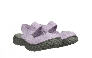 Sandały Over Sandal Violet, Fioletowy, Materiał | Rock Best