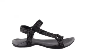 Sandały Vinay Black Grey, Czarny/ Szary, Materiał | Rock Discount