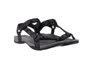 Sandały Vinay Black Grey, Czarny/ Szary, Materiał | Rock Discount