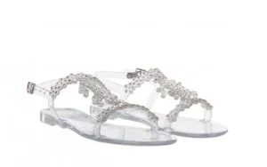 Sandały Sca'viola G-64 Silver 047191, Srebro, Silikon | Sca`viola Hot