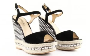 Sandały Sca'viola PS502-16-1A Black, Czarny, Skóra naturalna | Sca`viola Best