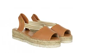 Sandały Estel-SW Cuiro Tan 204002, Beżowy, Skóra naturalna | Toni Pons Clearance