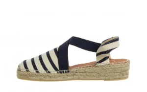 Sandały Vinaros Cru Mari Ecru Navy 204016, Granatowy, Materiał | Toni Pons Hot