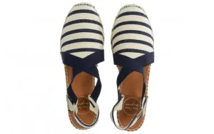 Sandały Vinaros Cru Mari Ecru Navy 204016, Granatowy, Materiał | Toni Pons Hot