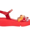 Sandały B-7943 Blush 138022, Czerwony, Skóra naturalna | Wonders Fashion