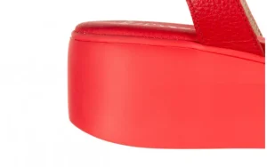 Sandały B-7943 Blush 138022, Czerwony, Skóra naturalna | Wonders Fashion