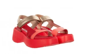 Sandały D-9725 Coral 138030, Różowy, Skóra naturalna | Wonders Discount