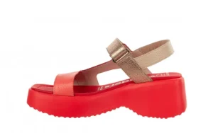 Sandały D-9725 Coral 138030, Różowy, Skóra naturalna | Wonders Discount