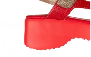 Sandały D-9725 Coral 138030, Różowy, Skóra naturalna | Wonders Discount