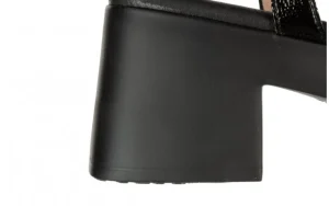 Sandały D-1021 Negro 138028, Czarny, Skóra naturalna | Wonders New