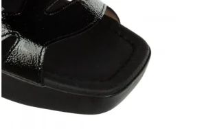 Sandały D-1021 Negro 138028, Czarny, Skóra naturalna | Wonders New