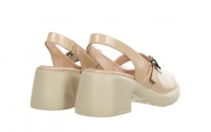 Sandały E-7111 Palo 138032, Beżowy, Skóra lakierowana | Wonders Online