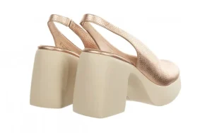 Sandały H-4970 Rame 138033, Złoty, Skóra naturalna | Wonders Fashion