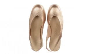 Sandały H-4970 Rame 138033, Złoty, Skóra naturalna | Wonders Fashion