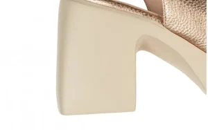 Sandały H-4970 Rame 138033, Złoty, Skóra naturalna | Wonders Fashion