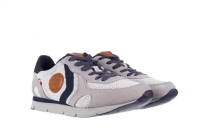 Sneakersy Aviazione Navale AN104 Grey, Szary/ Biały, Materiał | Bayla Online