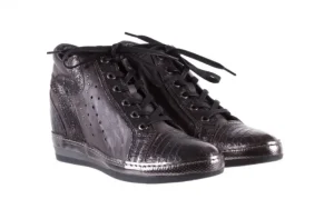 Sneakersy -131 7109 Grey, Szary, Skóra naturalna | Bayla Sale