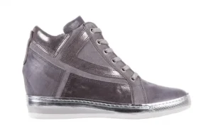 Sneakersy -131 7103 Grigio, Szary, Skóra naturalna | Bayla Discount